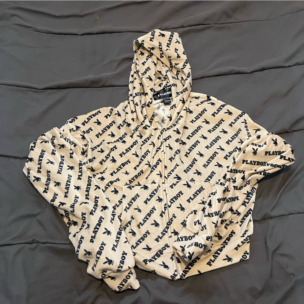 Playboy velour hoodie
